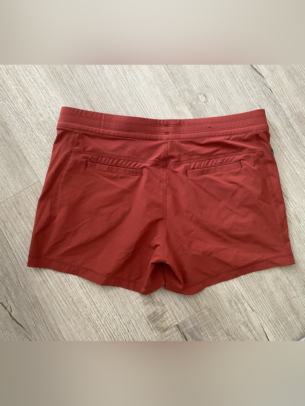 KUHL FREEFLEX Shorts Red 4-Inch Inseam Hiking Walking Gorpcore Travel - Sz L - Picture 3 of 8